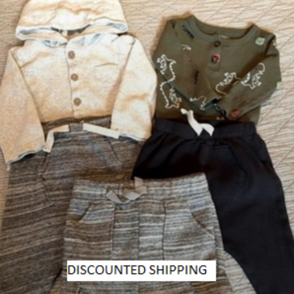 EUC Old Navy 5 Piece Bundle - Size 6-12 M -DISCOUNTED SHIPPING